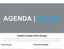 Tablet Screenshot of agendadesign.ca